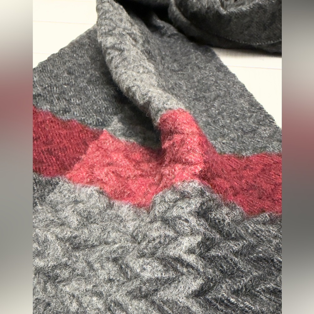 Unisex Burberry Cashmere / Wool Blanket Scarf - Picture 6 of 7
